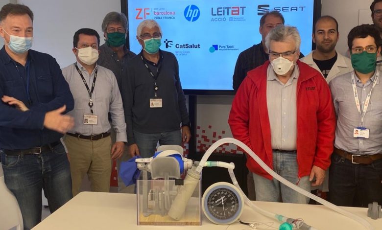 Leitat presenta el primer dispositivo de respiración de emergencia impreso en 3D industrializado y validado médicamente*
